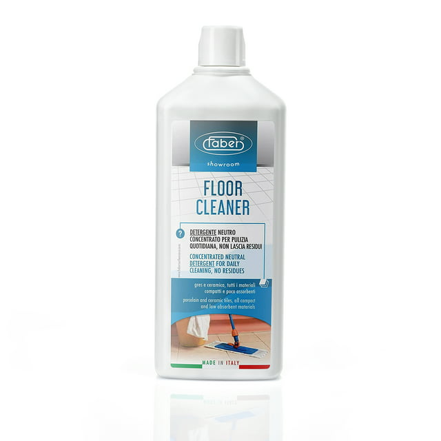 FABER Tile Floor Cleaner – Mop Cleaning Solution – 1L Concentrated Neutral Detergent for Daily Floor Cleaning - Quick Shine for Porcelain & Ceramic Tiles